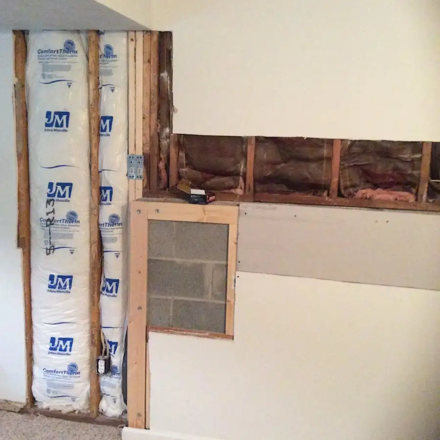 Wall insulation replacement during Odor Removal & Deodorization in Mill Creek